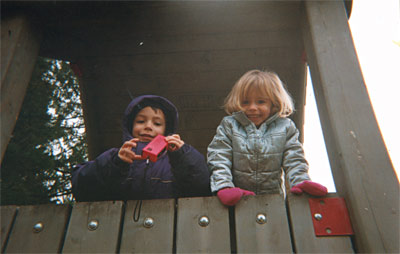 My kids at the park